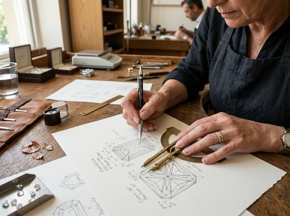 Diamond Shape Guides and Atelier Sketching