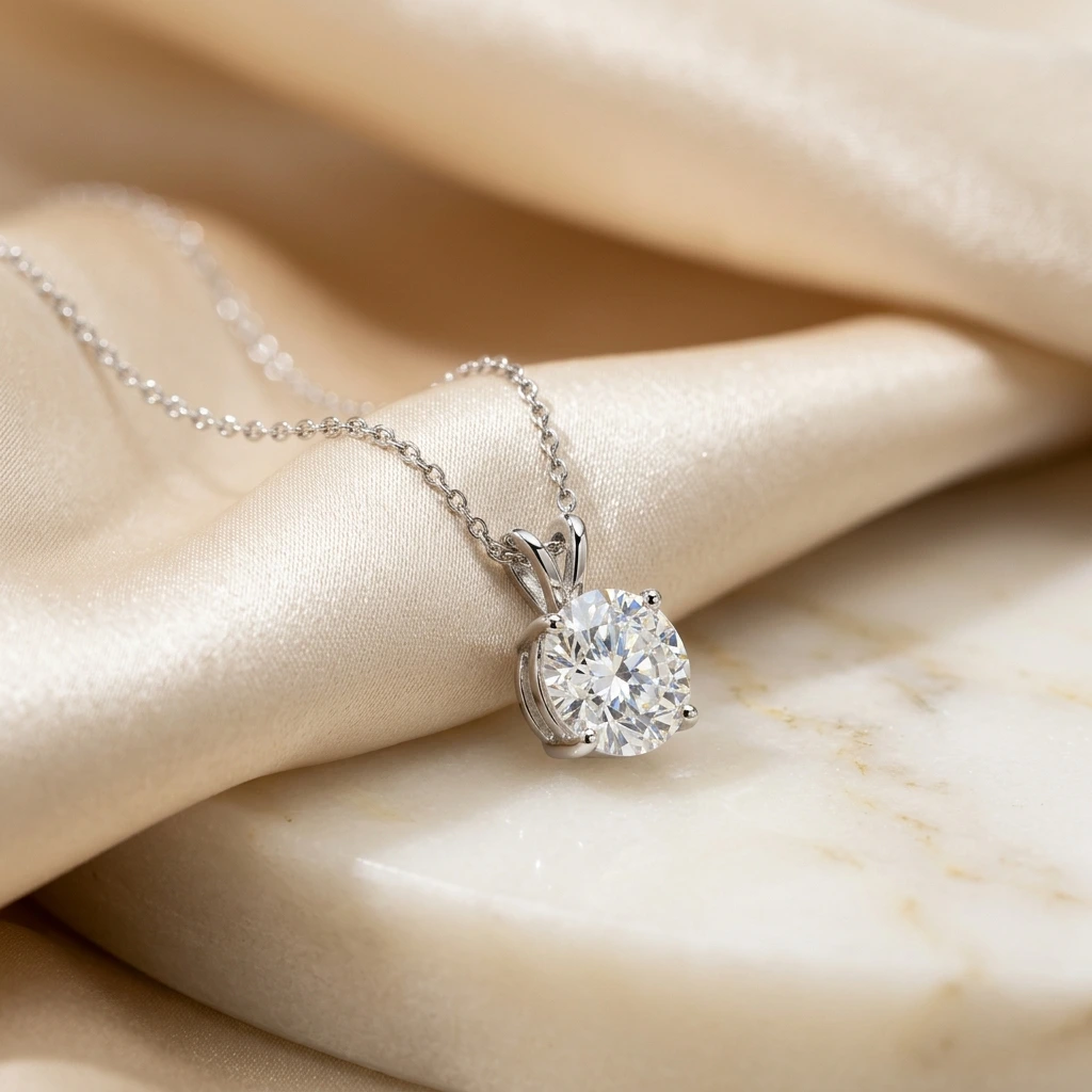 Celestial Solitaire Floating Pendant