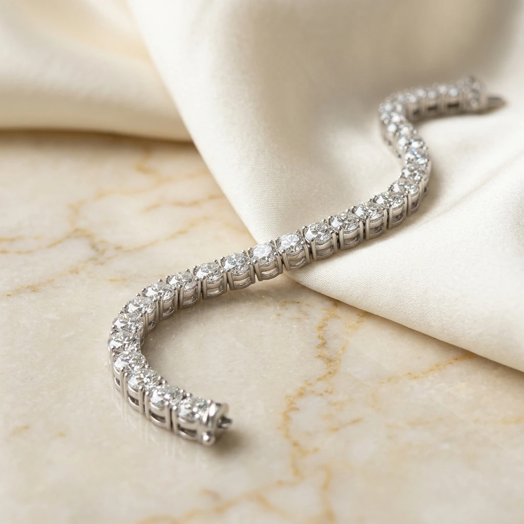 Eternal Radiance Tennis Bracelet
